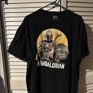 Star Wars Black and Yellow Mandalorian Tee
